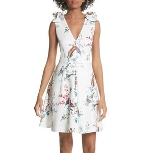 TED BAKER LONDON Opulent Fauna Fit & Flare Dress